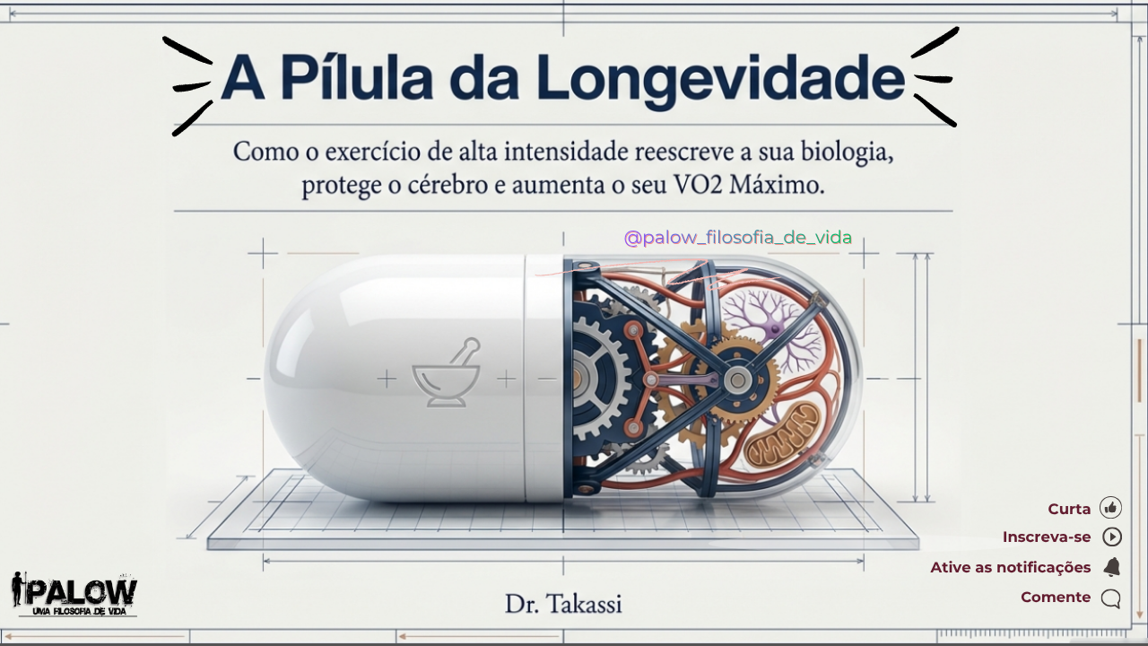 You are currently viewing A VERDADEIRA PÍLULA DA LONGEVIDADE: VO2 Máximo, Lactato e o Exercício que Reconstrói seu Cérebro